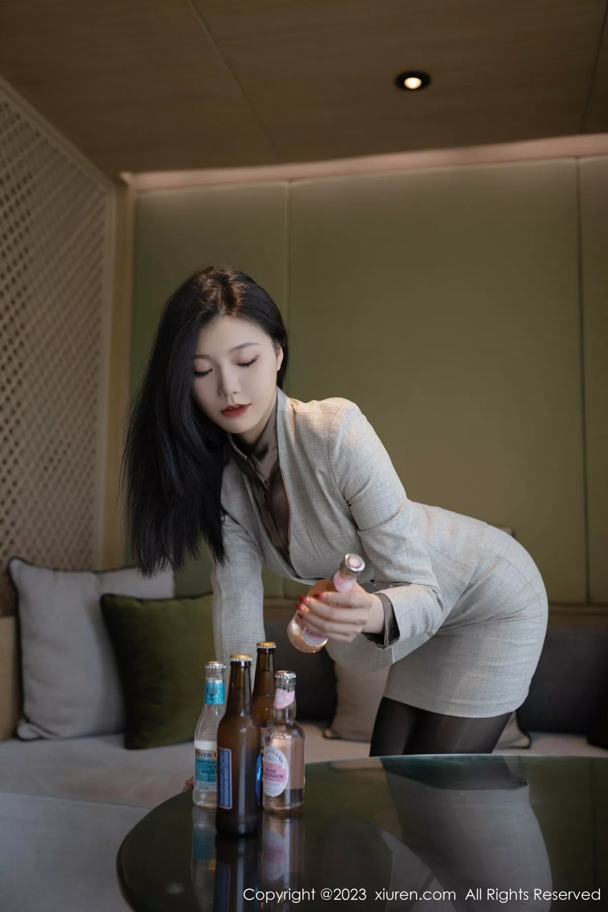 图片[4]-[XiuRen秀人网]第6951期安然写真-秀人集