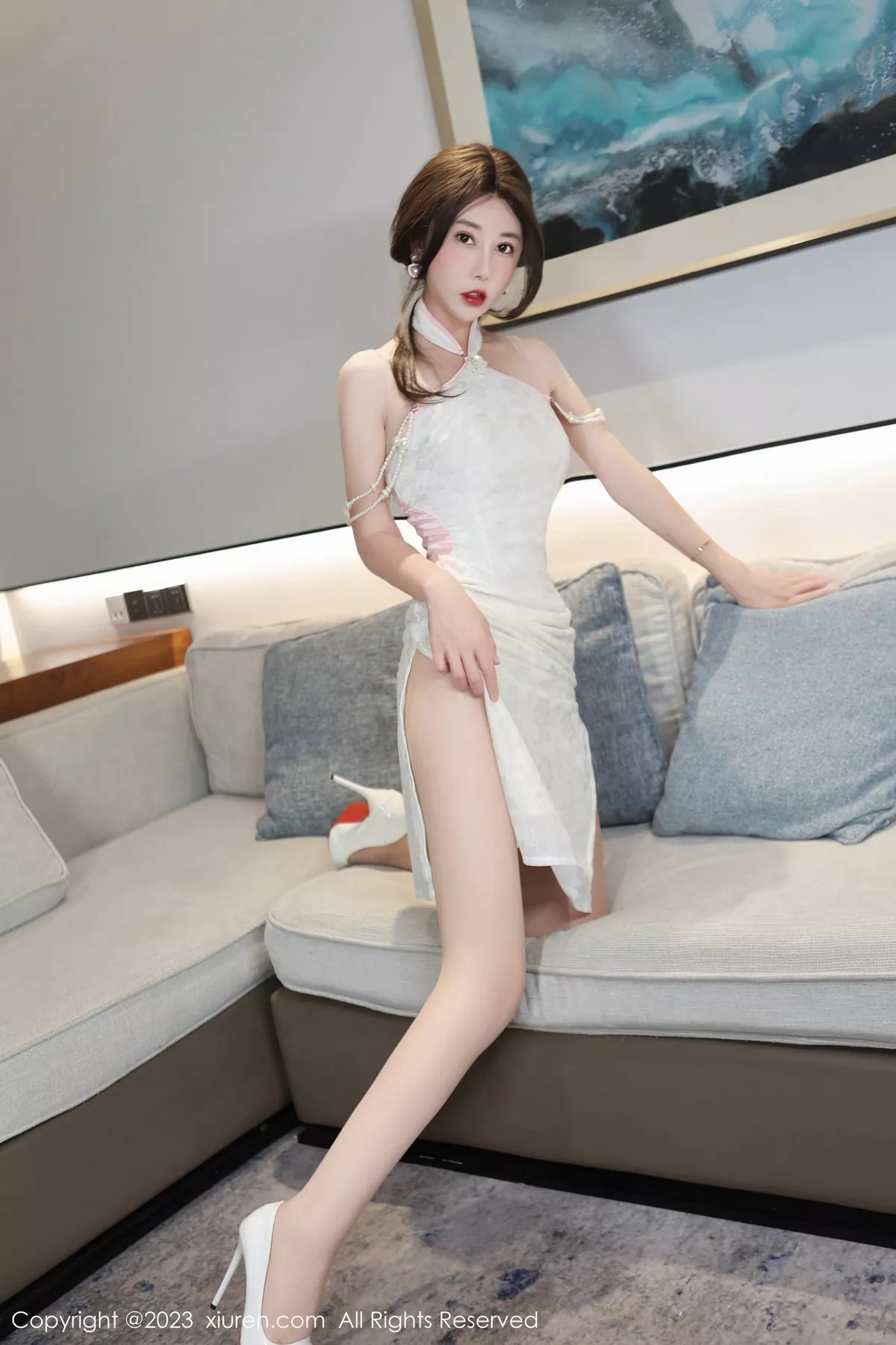 图片[6]-[XiuRen秀人网]第7334期白笑笑写真-秀人集