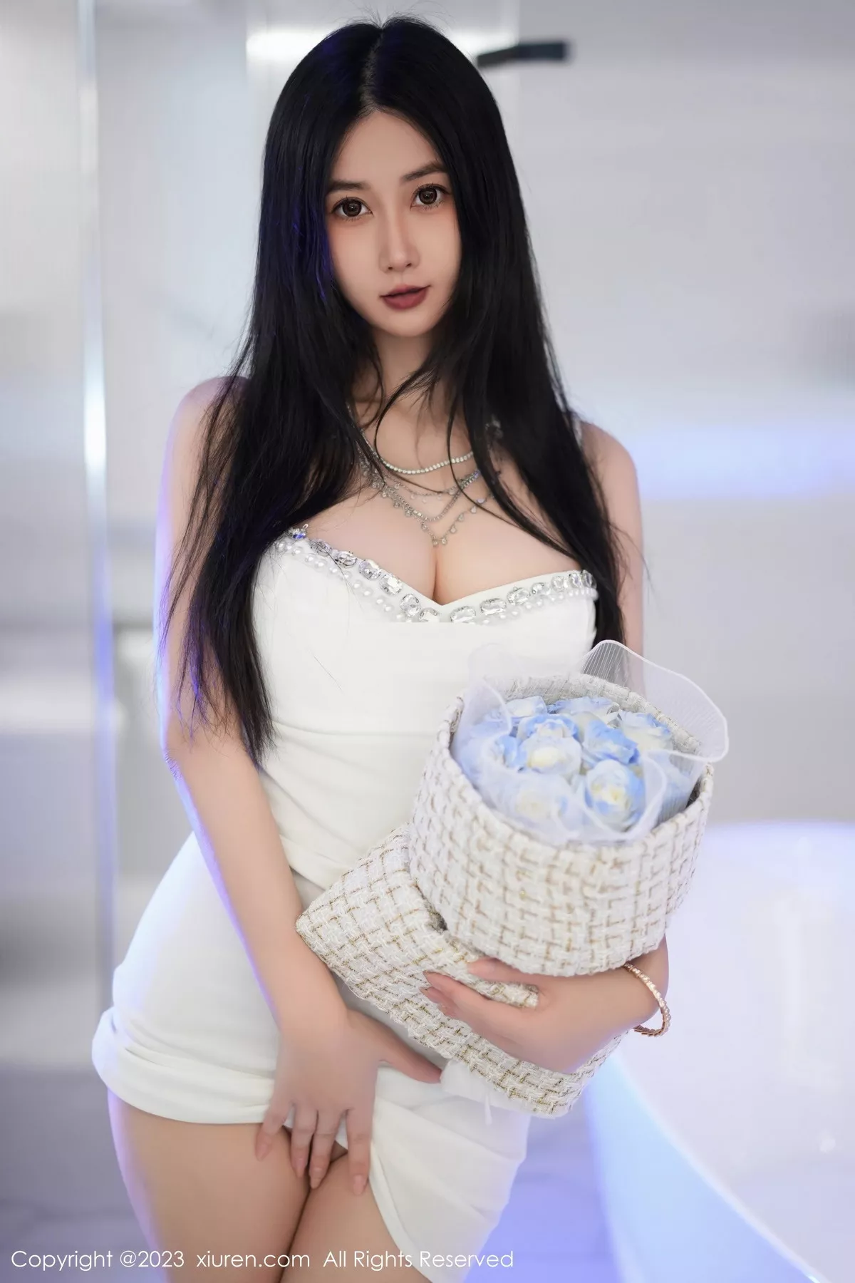 图片[4]-[XiuRen秀人网]第7447期阿姣写真-秀人集