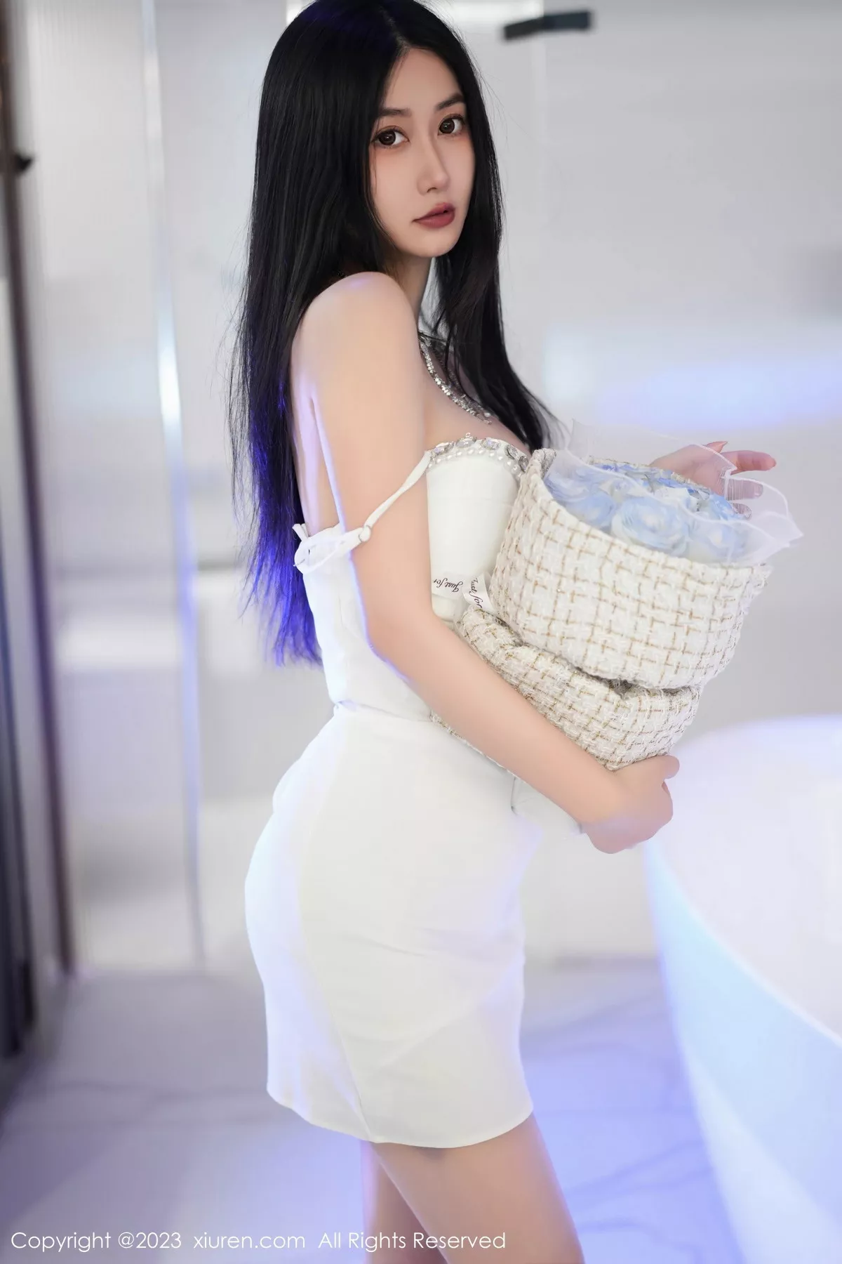 图片[9]-[XiuRen秀人网]第7447期阿姣写真-秀人集