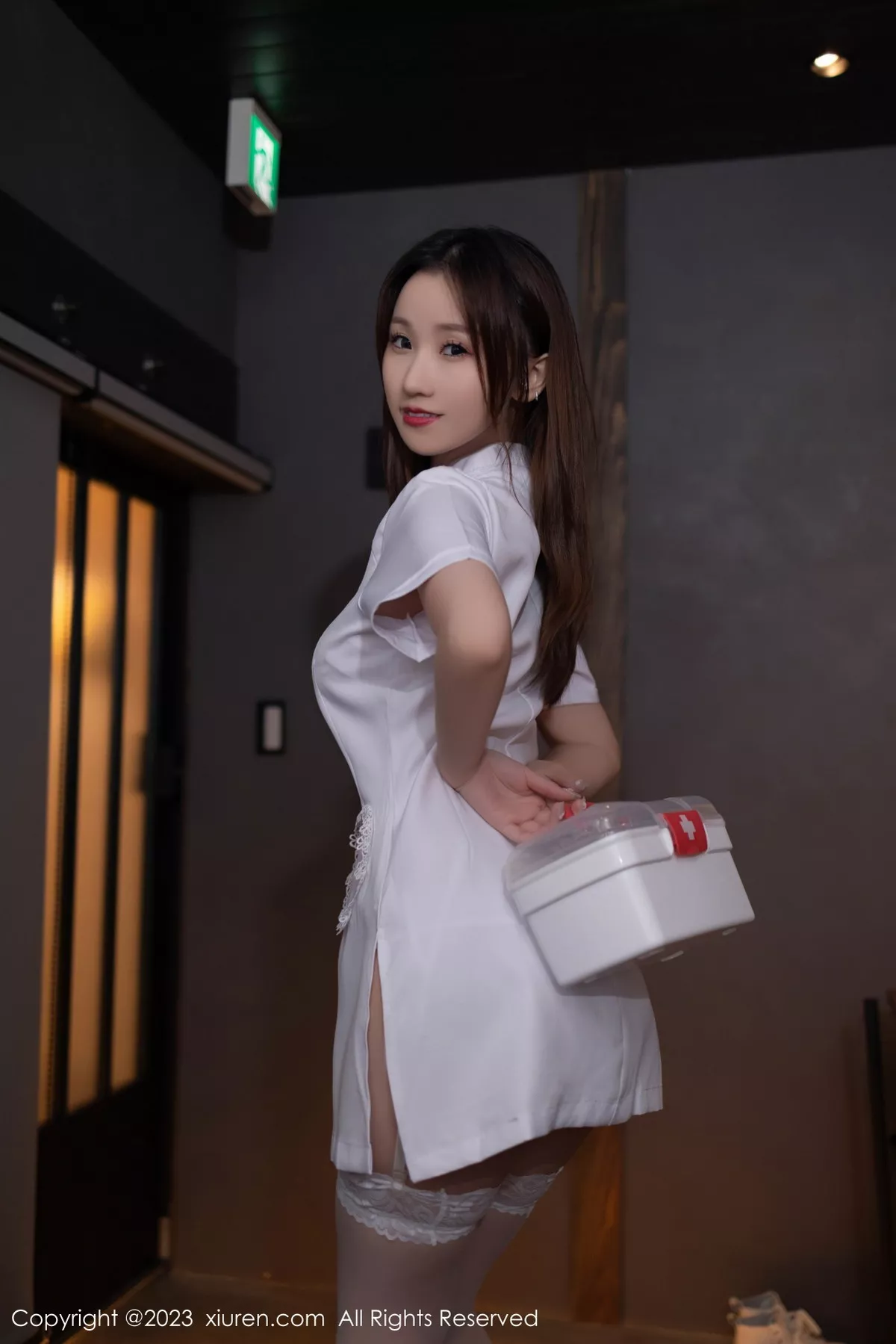 图片[9]-[XiuRen秀人网]第7596期杏子写真-秀人集