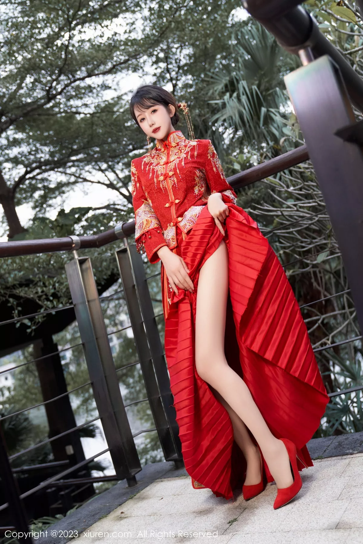 图片[2]-[XiuRen秀人网]第7729期波巧酱写真-秀人集