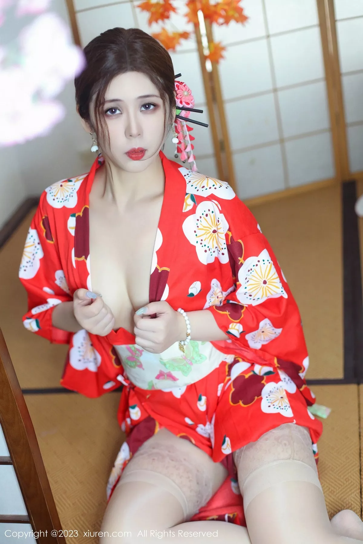 图片[2]-[XiuRen秀人网]第7736期月野兔美妞写真-秀人集