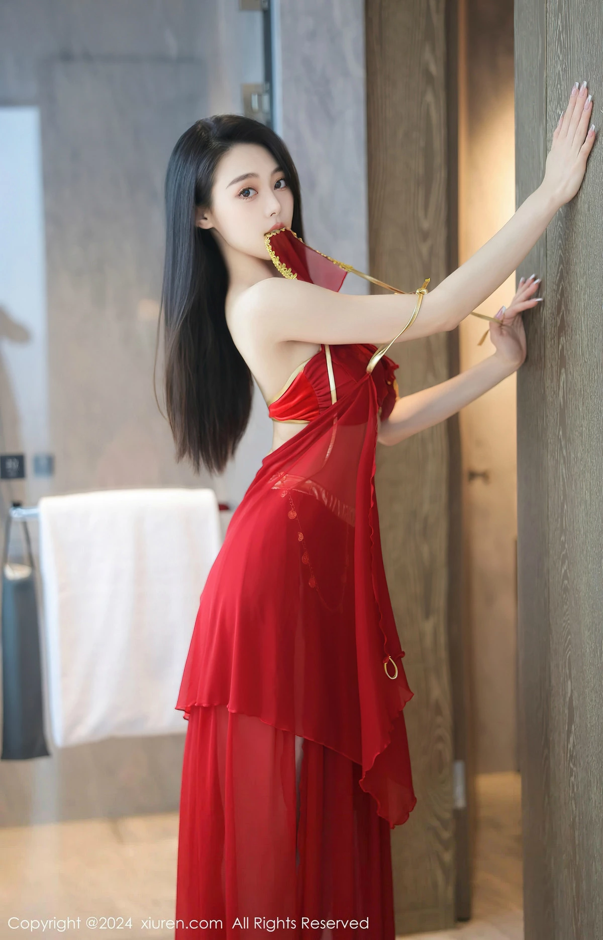 图片[6]-[XiuRen秀人网]第8420期清妙写真-秀人集