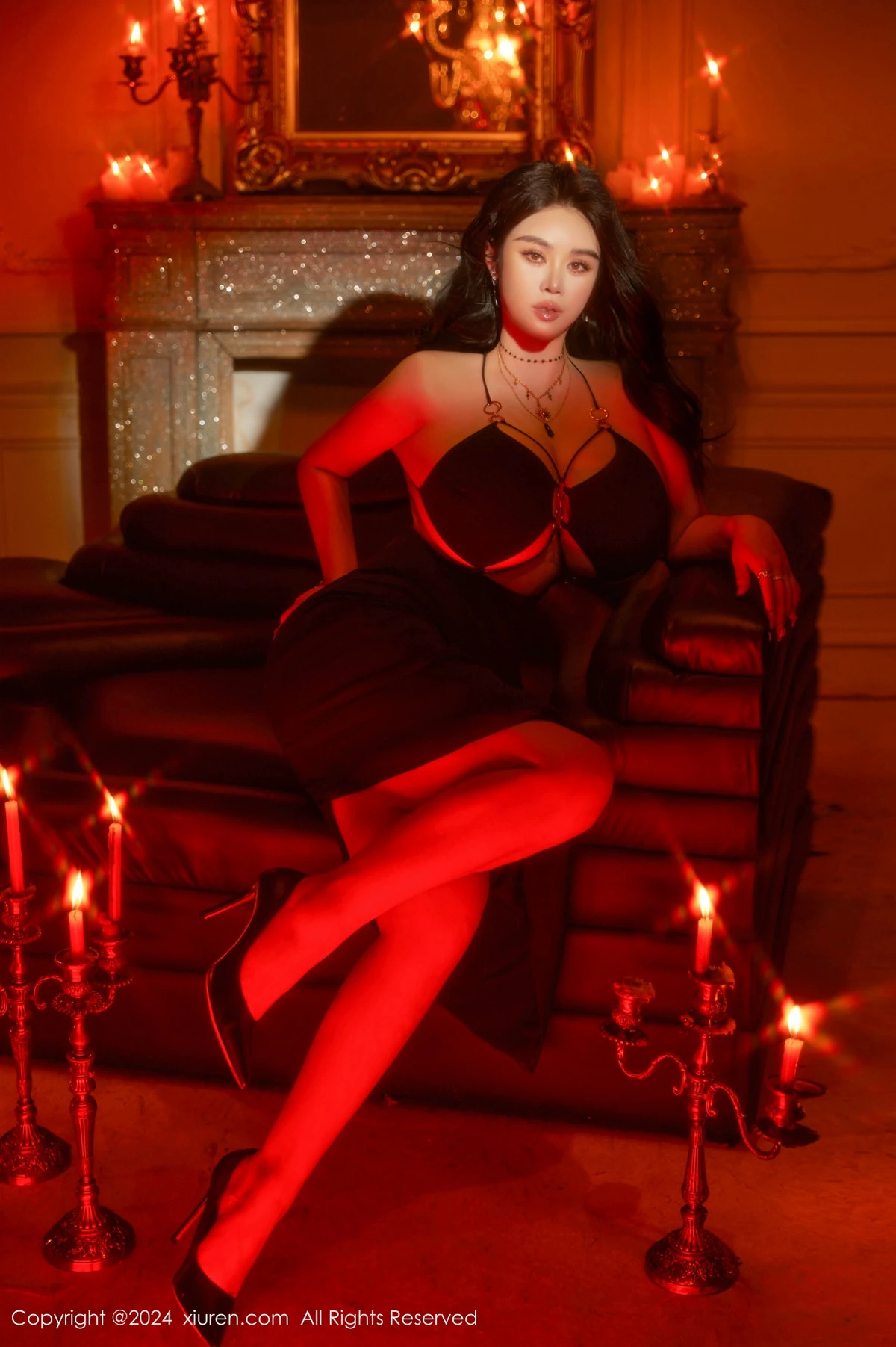 图片[2]-[XiuRen秀人网]第8878期戴渃欣写真-秀人集